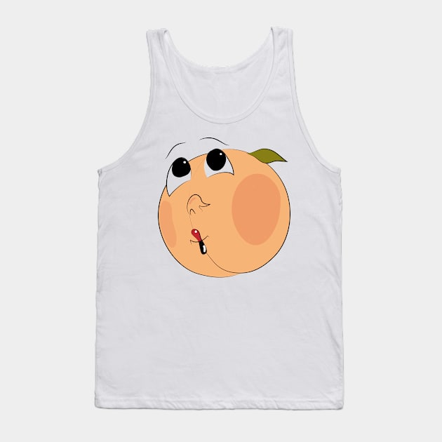 peach Tank Top by Ljuko